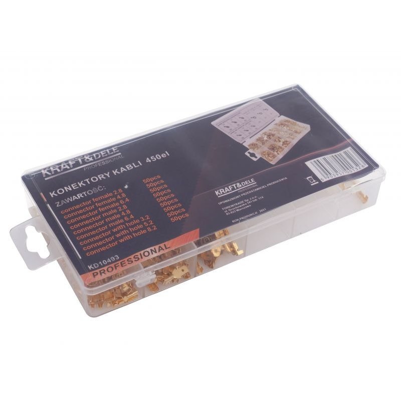 Automobilinių jungčių rinkinys 450 vnt. KD10493 - Sodrinta.lt