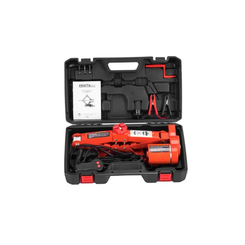 Elektrinis domkratas trapezoidinis 12V 3T KD1369 - Sodrinta.lt