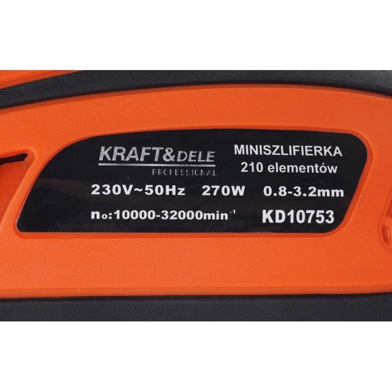 Šlifuoklis mini 270W su priedais KD10753 - Sodrinta.lt