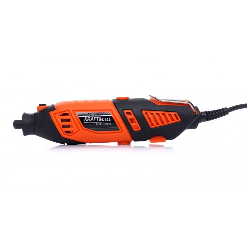 Universalus šlifuoklis lanksčiu velenu su priedais (218vnt) 270W KD10751 - Sodrinta.lt