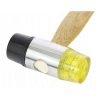 Guminis-plastikinis plaktukas 30 mm su medine rankena KD903 - Sodrinta.lt