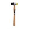 Guminis-plastikinis plaktukas 30 mm su medine rankena KD903 - Sodrinta.lt