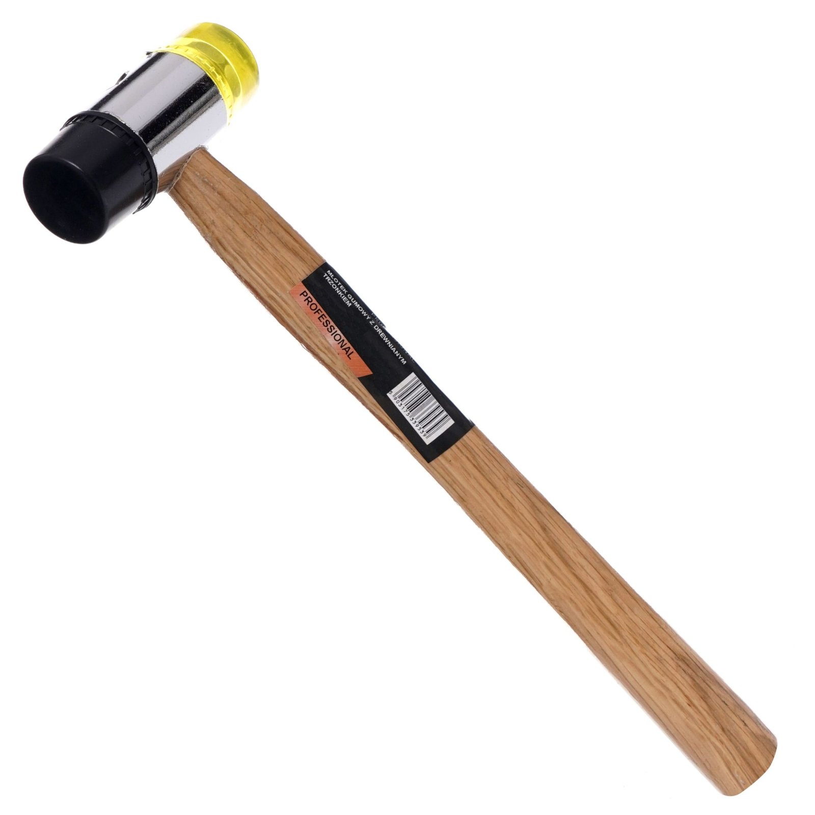 Guminis-plastikinis plaktukas 30 mm su medine rankena KD903 - Sodrinta.lt