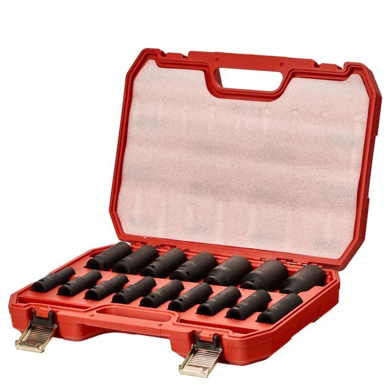 Smūginių galvučių komplektas 1/2″ 10- 32 mm 16 vnt. KD11749 - Sodrinta.lt