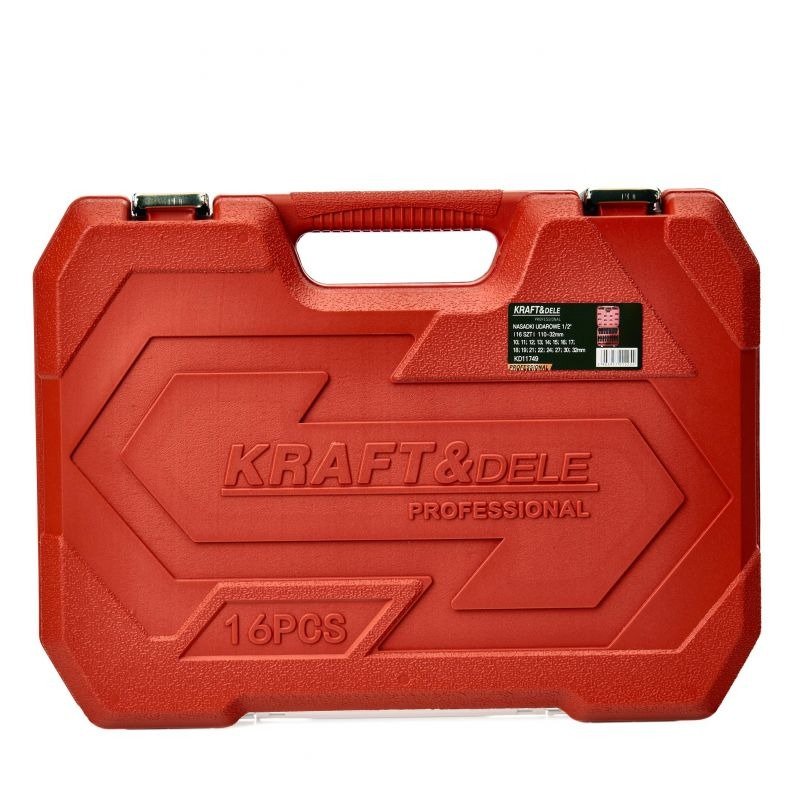 Smūginių galvučių komplektas 1/2″ 10- 32 mm 16 vnt. KD11749 - Sodrinta.lt