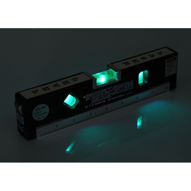 Lazerinis gulsčiukas su matuokliu 150 cm KD10438 - Sodrinta.lt