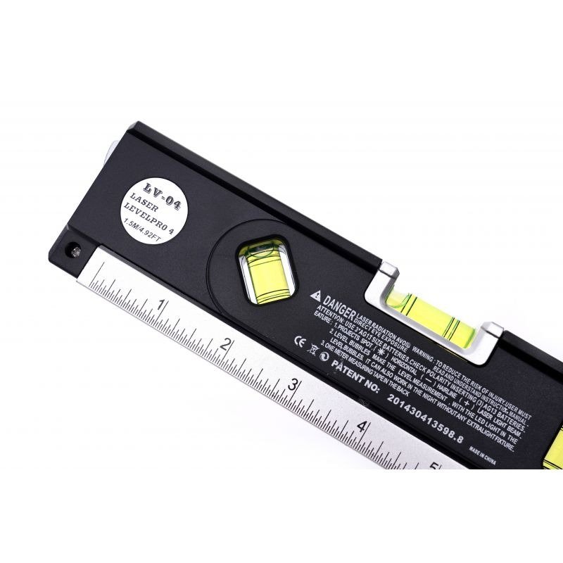 Lazerinis gulsčiukas su matuokliu 150 cm KD10438 - Sodrinta.lt