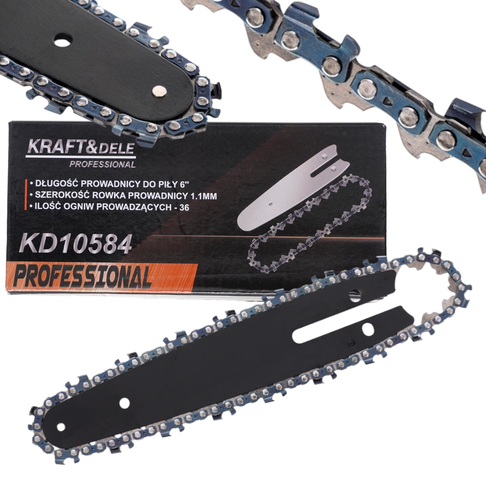 PROWADNICA I ŁAŃCUCH DO PIŁY 6" KD10584 - Sodrinta.lt