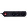 Prailgintuvas su USB 1,5 m, 3 lizdai KD4031 - Sodrinta.lt