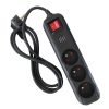 Prailgintuvas su USB 1,5 m, 3 lizdai KD4031 - Sodrinta.lt