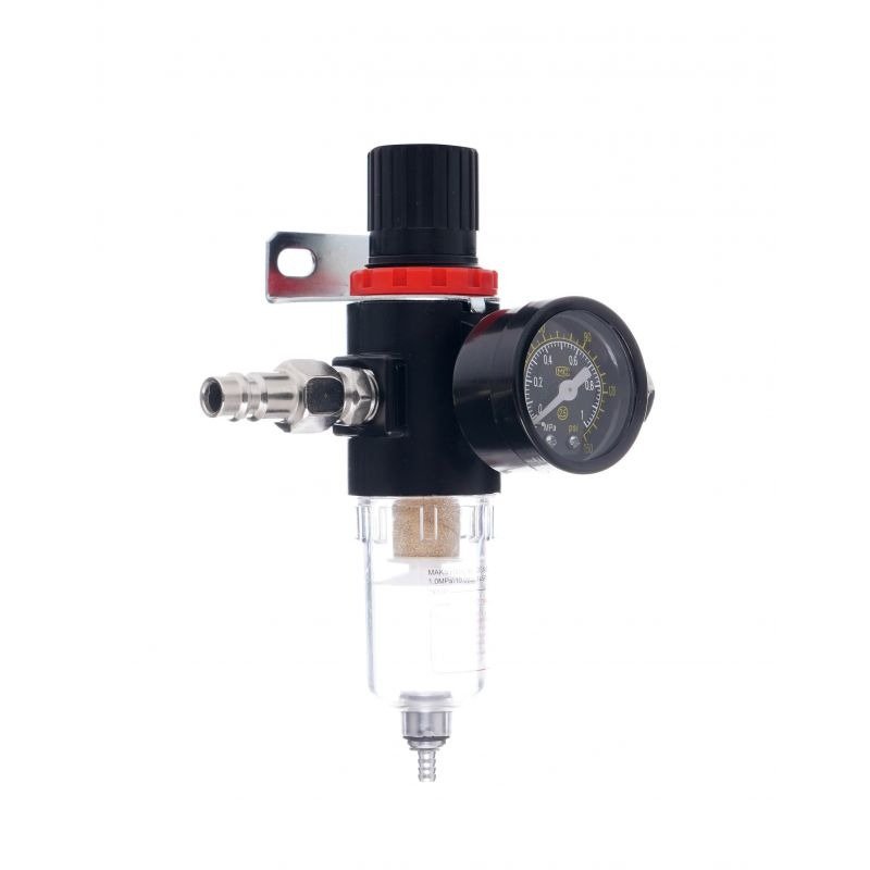 Oro slėgio reduktorius su vandens surinkėju ir filtru 1/4" KD1497 - Sodrinta.lt