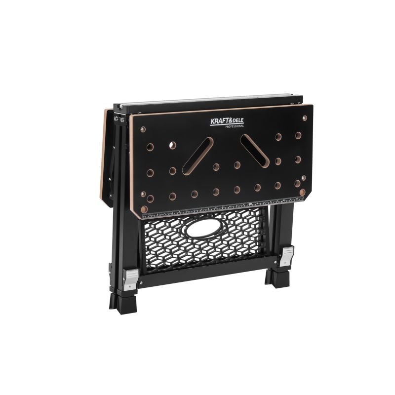 Sulankstomas darbastalis su spaustuvu 454 kg, 70×65×92 cm, MDF KD11871 - Sodrinta.lt