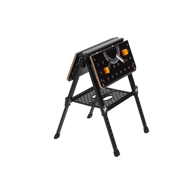 Sulankstomas darbastalis su spaustuvu 454 kg, 70×65×92 cm, MDF KD11871 - Sodrinta.lt