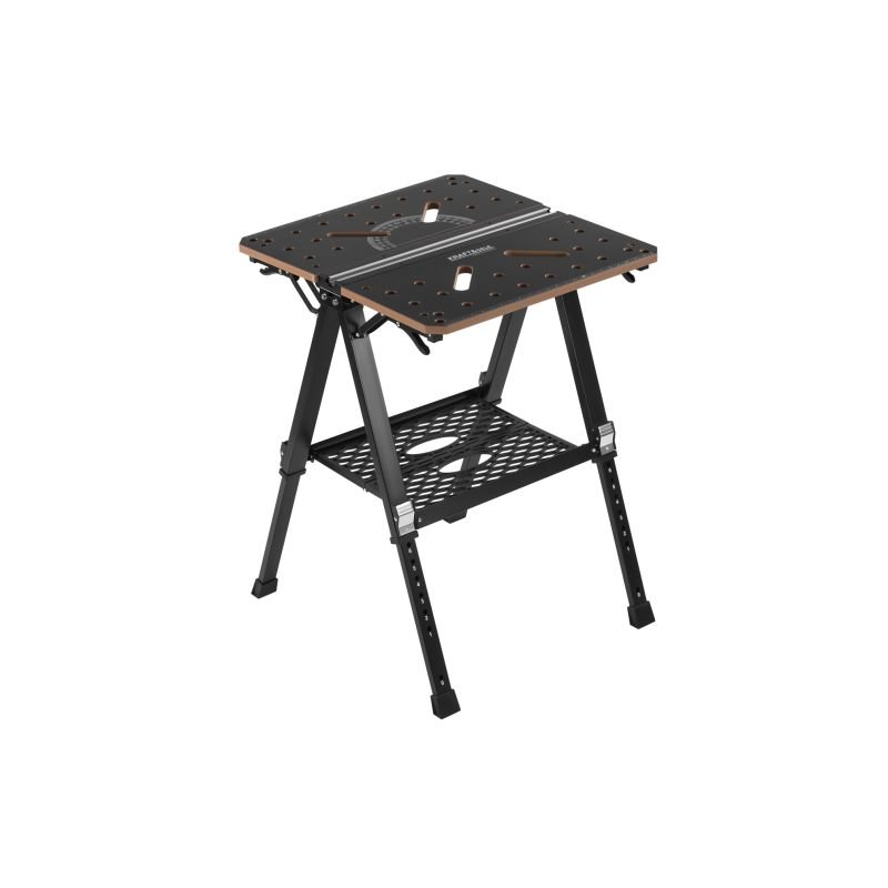 Sulankstomas darbastalis su spaustuvu 454 kg, 70×65×92 cm, MDF KD11871 - Sodrinta.lt