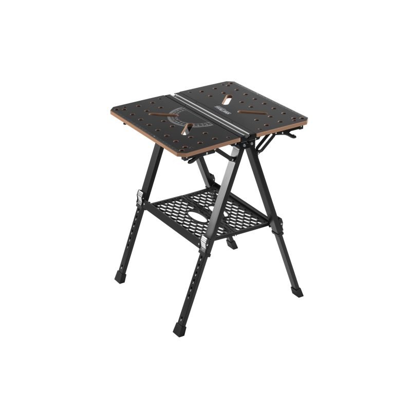 Sulankstomas darbastalis su spaustuvu 454 kg, 70×65×92 cm, MDF KD11871 - Sodrinta.lt