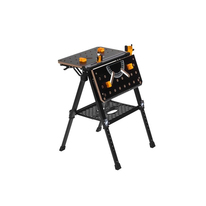 Sulankstomas darbastalis su spaustuvu 454 kg, 70×65×92 cm, MDF KD11871 - Sodrinta.lt
