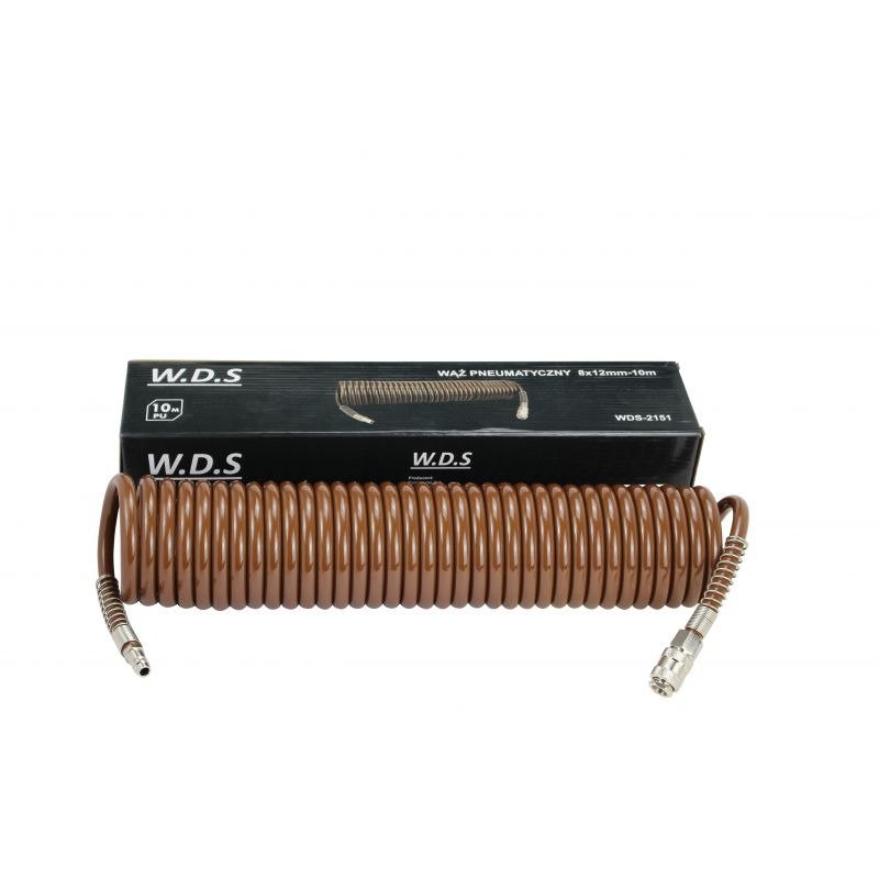 Spiralinė pneumatinė žarna 10 m 8x12 mm WDS2151 - Sodrinta.lt