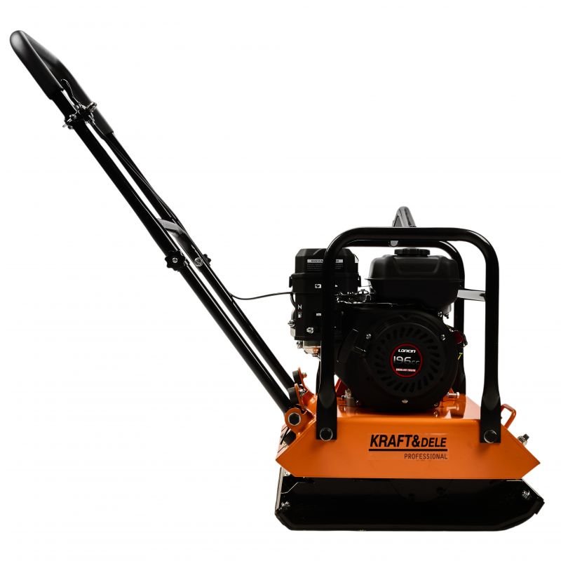 Plokštuminė vibroplokštė LONCIN 7 HP, 60 kg su guma KD1196 - Sodrinta.lt