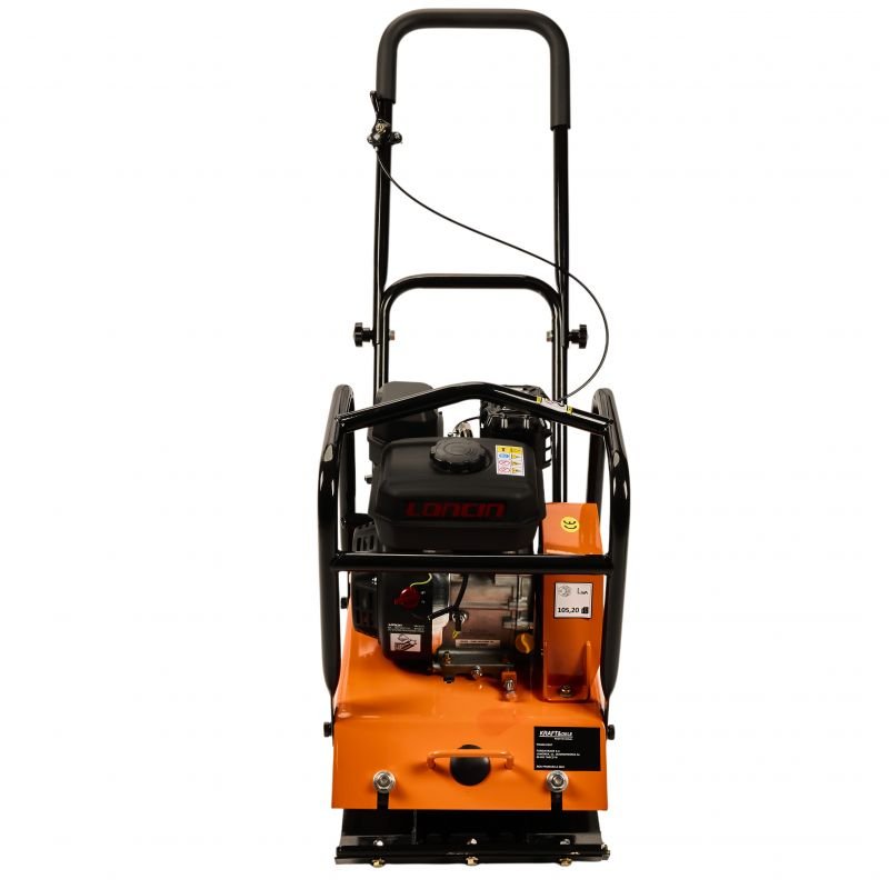 Plokštuminė vibroplokštė LONCIN 7 HP, 60 kg su guma KD1196 - Sodrinta.lt