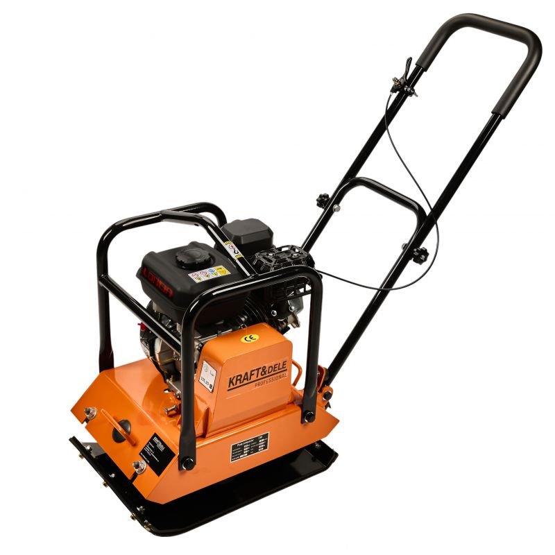 Plokštuminė vibroplokštė LONCIN 7 HP, 60 kg su guma KD1196 - Sodrinta.lt