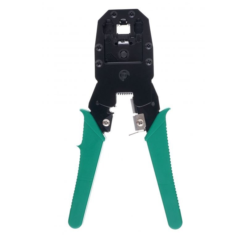 Tinklo įrankių rinkinys su testeriu, spaustuvu ir RJ45 kištukais KD10882 - Sodrinta.lt