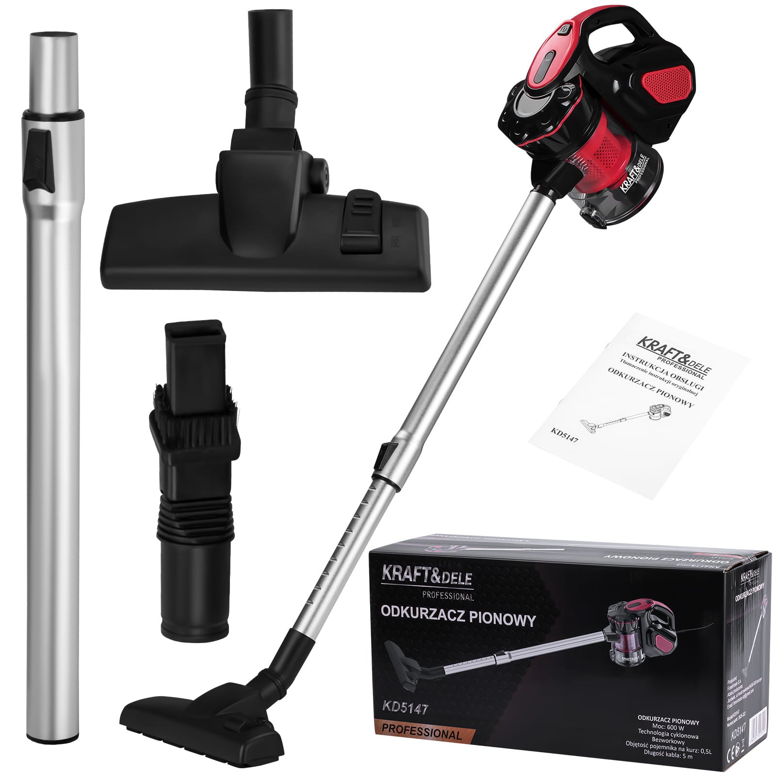 VERTIKALUS SIURBLYS 600W 0,5L KD5147 - Sodrinta.lt