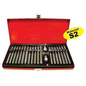 Antgalių rinkinys TORX. HEX. SPLINE 40vnt. (S2) - Sodrinta.lt