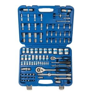 1/4" + 1/2" Galvučių rinkinys 94vnt. 6-kampės - Sodrinta.lt