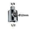 Adapteris 3 krypčių 1/2" - 3/8" - Sodrinta.lt