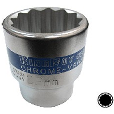 1/4" + 1/2" Galvučių rinkinys 108vnt. 12-kampės - Sodrinta.lt