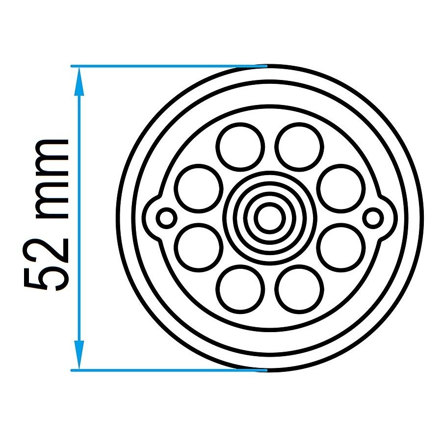 Padas guminis domkratui 52mm - Sodrinta.lt