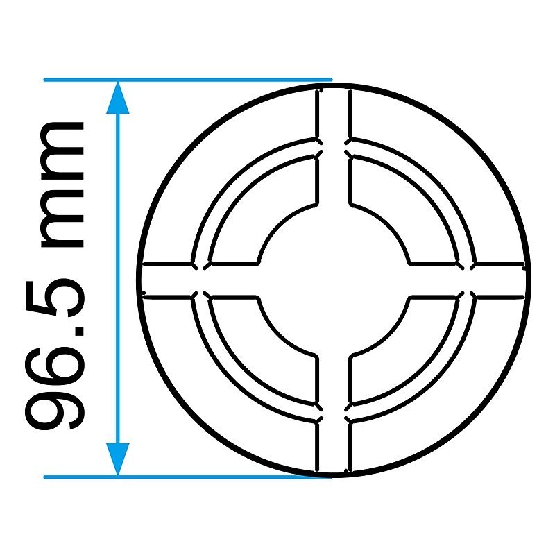 Padas guminis domkratui 96.5mm - Sodrinta.lt