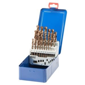 Grąžtų metalui rinkinys DIN338 25vnt. (1-13mm) (cobalt) - Sodrinta.lt