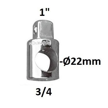 Adapteris 3 krypčių 3/4" - 1" - Sodrinta.lt