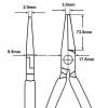 Prailgintos lenktos replės 200mm KNIPEX - Sodrinta.lt