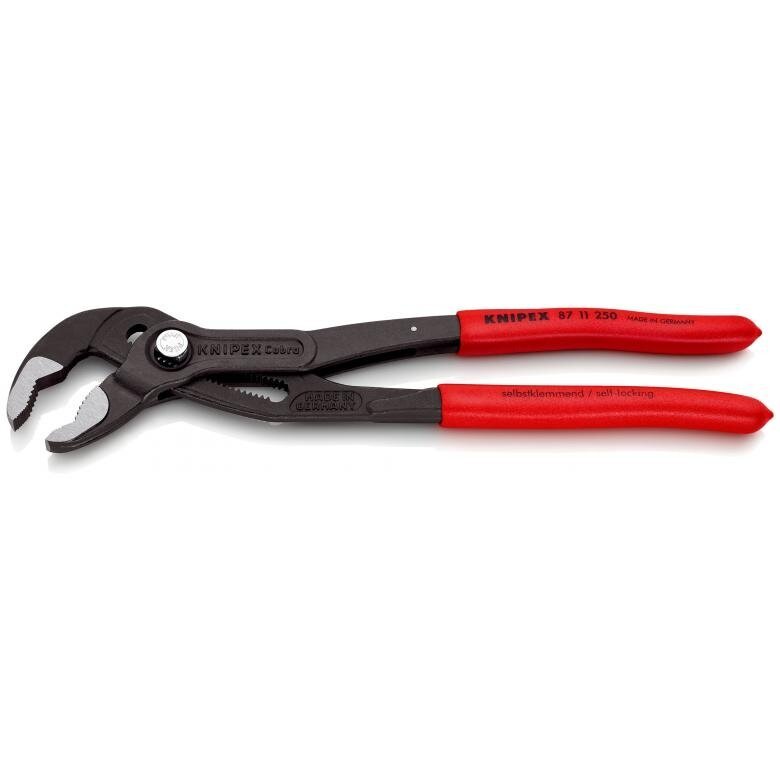 Santechninės replės 250mm KNIPEX (su fiksavimu) - Sodrinta.lt