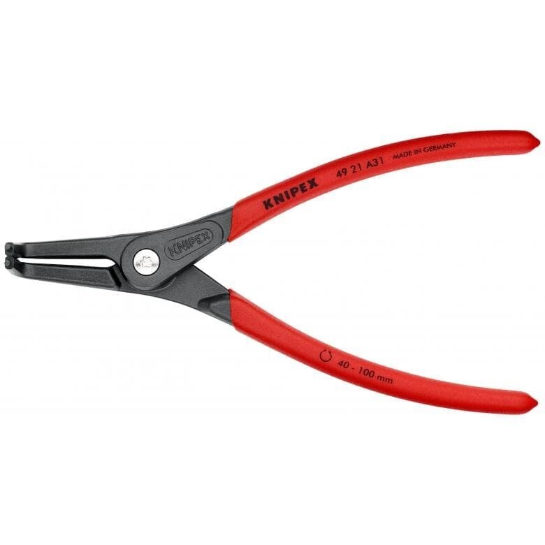 Replės išoriniams žiedams. Lenktos 210mm (Ø40-100mm) KNIPEX - Sodrinta.lt