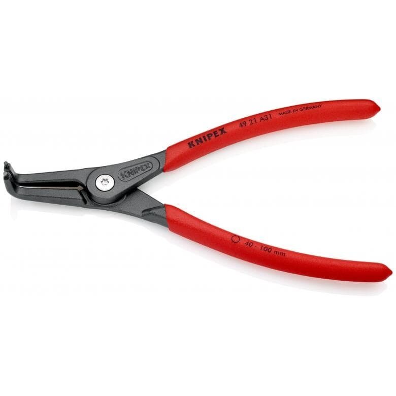 Replės išoriniams žiedams. Lenktos 210mm (Ø40-100mm) KNIPEX - Sodrinta.lt