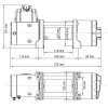 Elektrinė gervė 12V 4500LBS/2040KG (Sintetinis lynas) - Sodrinta.lt