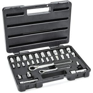 Galvučių rinkinys 3/8"+1/4" (30vnt) - Sodrinta.lt