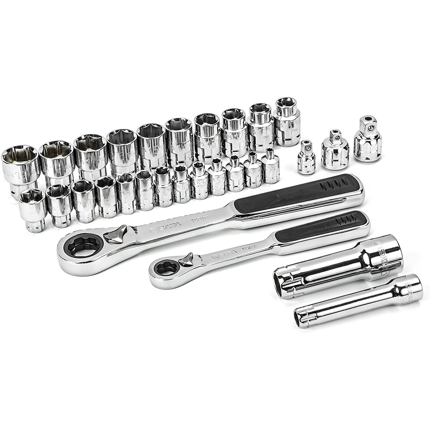 Galvučių rinkinys 3/8"+1/4" (30vnt) - Sodrinta.lt