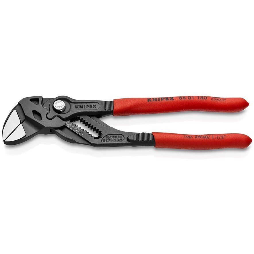 Santechninės replės - raktas KNIPEX su fiksavimu 180mm - Sodrinta.lt