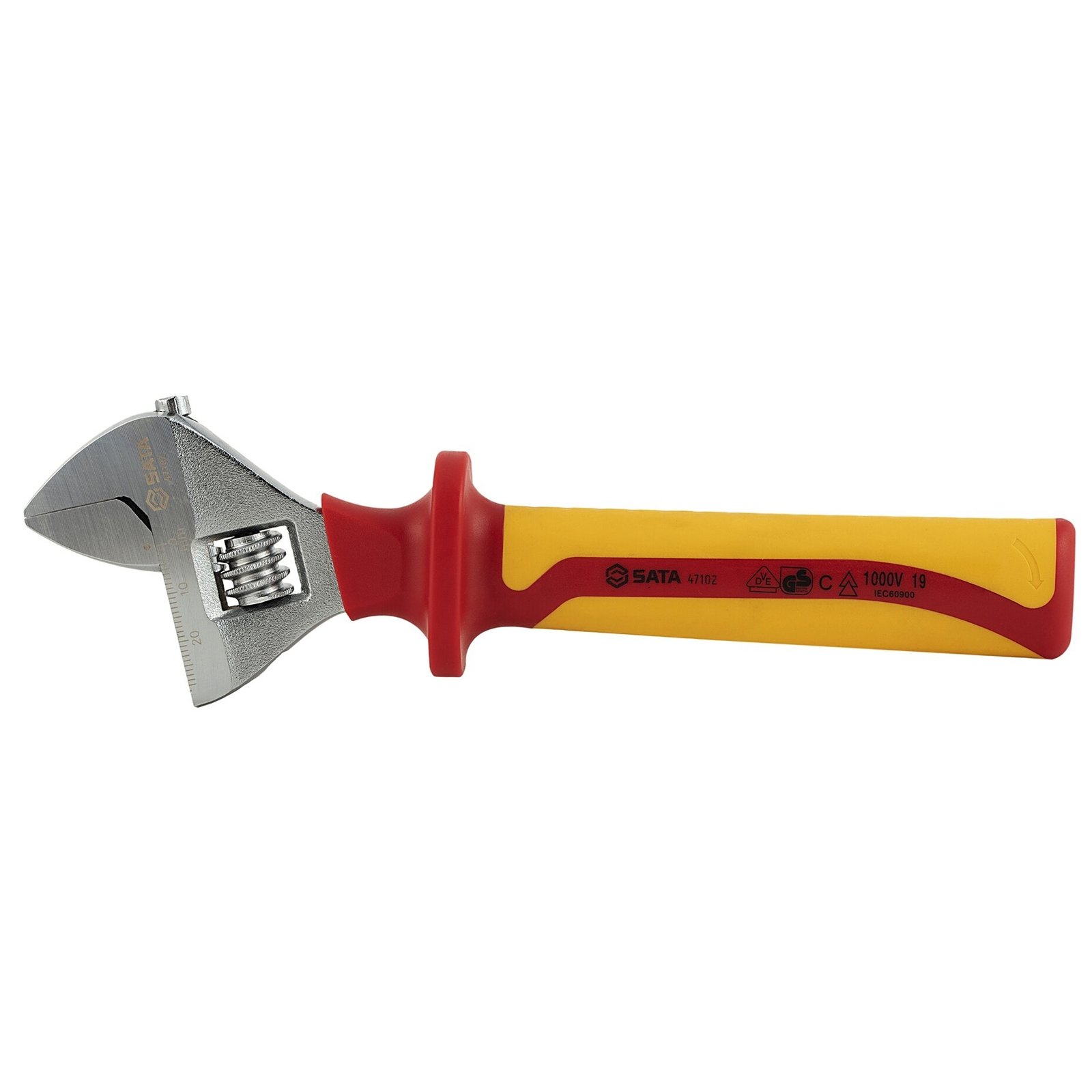 Reguliuojamas graduotas raktas 312mm izoliuotas VDE - Sodrinta.lt