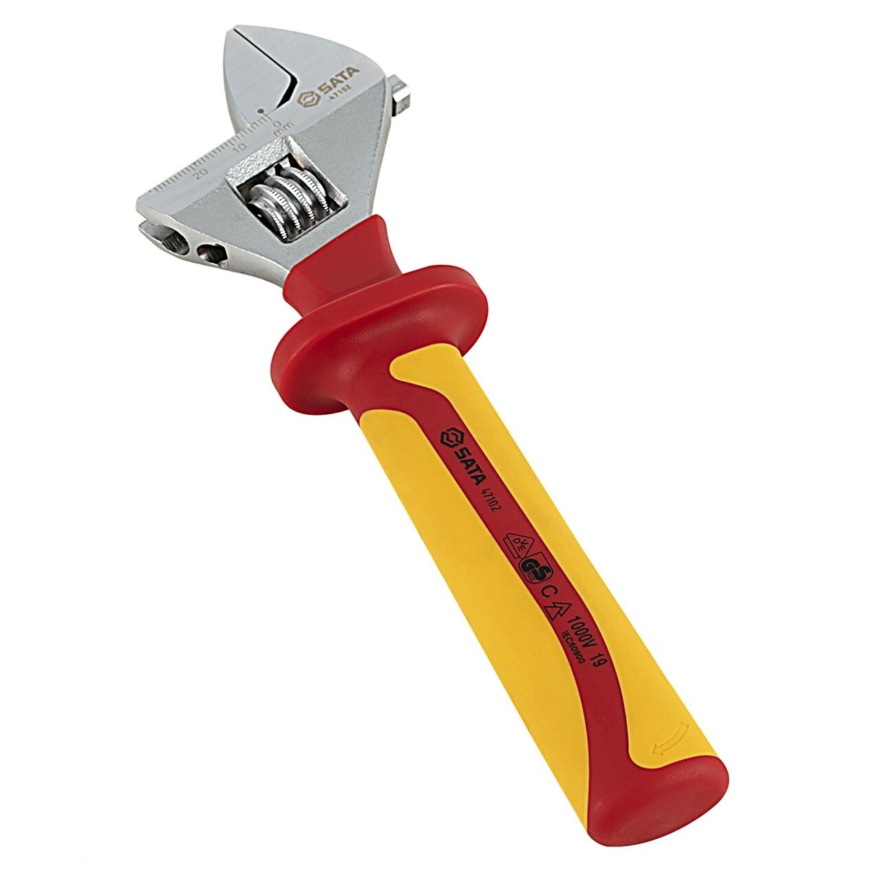 Reguliuojamas graduotas raktas 312mm izoliuotas VDE - Sodrinta.lt