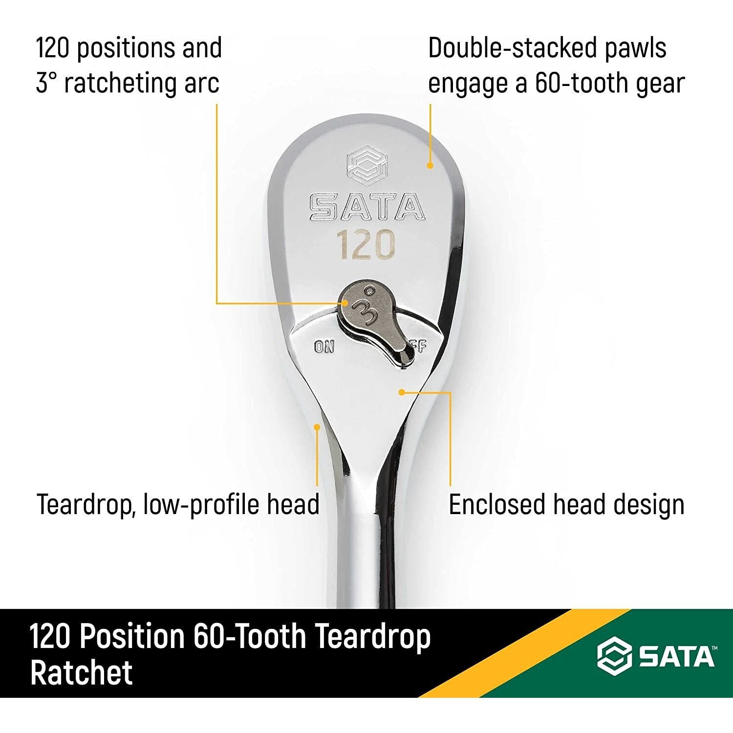 Terkšlė su metaline rankena 3/8" 60TH 120P - Sodrinta.lt