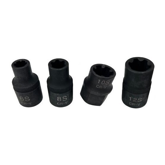 Galvučių rinkinys 1/2" RIBE (6S-12S) 4vnt - Sodrinta.lt