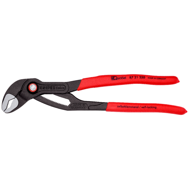 Santechninės replės KNIPEX Cobra su greitu fiksavimu 250mm - Sodrinta.lt