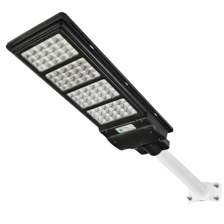 Gatvės šviestuvas su saulės baterija 120W ir laikikliu - Sodrinta.lt