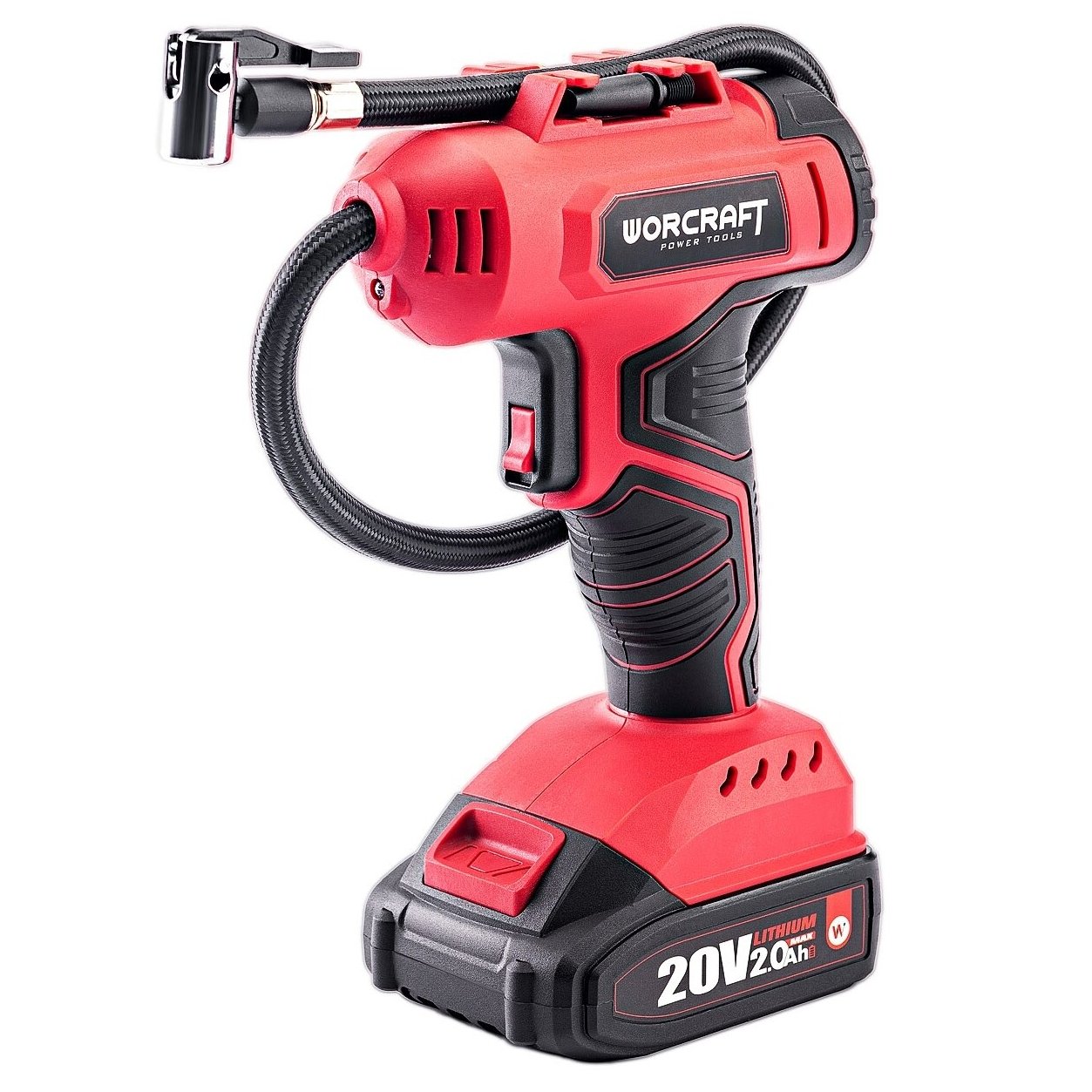 Akumuliatorinis kompresorius WORCRAFT 20V LI-ION - Sodrinta.lt