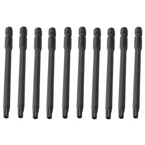 Antgalis smūginis TORX su kiauryme 1/4" (6.3mm), 10vnt. - Sodrinta.lt